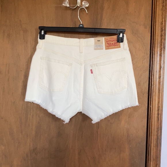 Levi’s distressed high rise 501 jean denim short cutoff vibe Size 31 - Picture 9 of 17